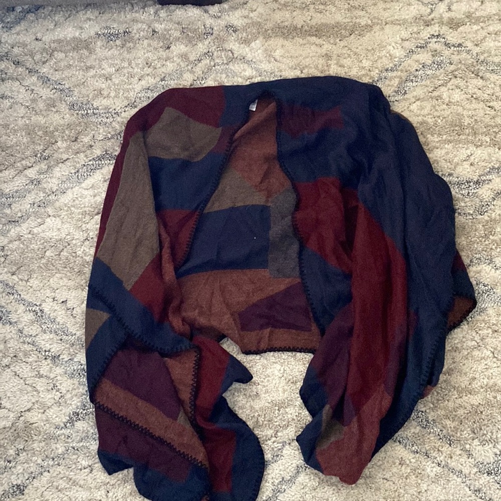 Dress barn poncho sweater